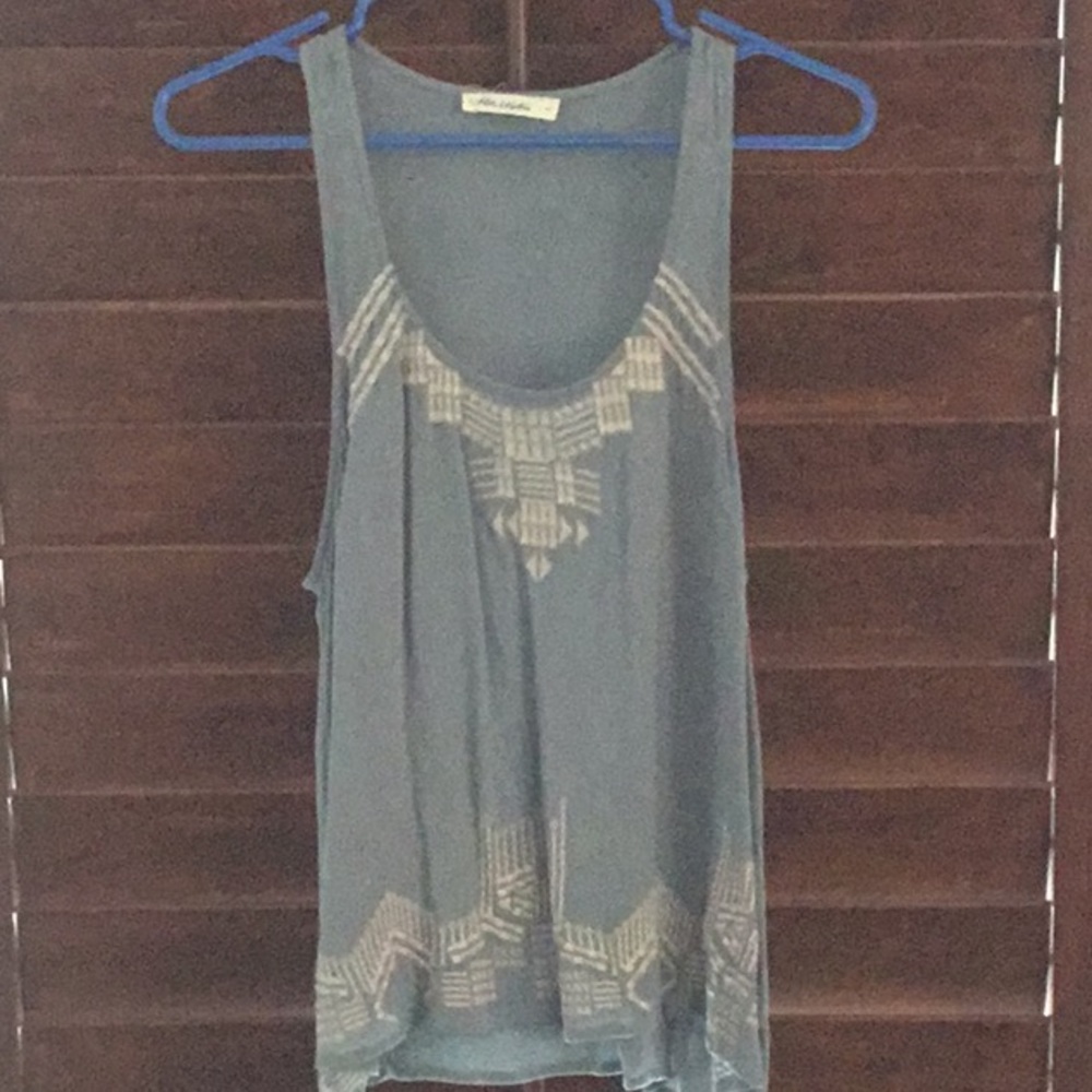Teal summer top